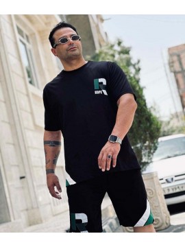 تیشرت شلوارک نخی کد 1709